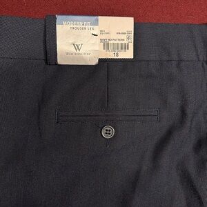 Worthington Womens dress pants 18W- Navy with tags